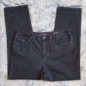 Gloria Vanderbilt Amanda Jeans Gray 18